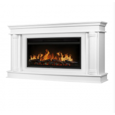 Каминокомплект: Очаг Electrolux EFP/P-4220LS, портал Олимпия 42/40/36 белый